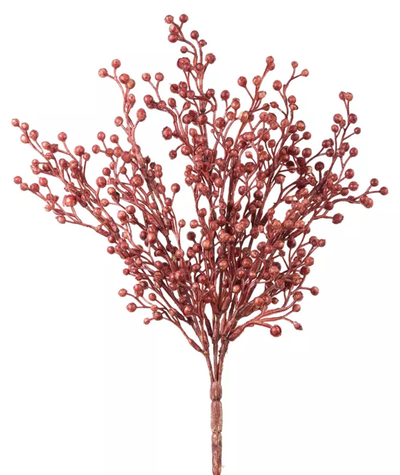 Artificial Berry Bush Set of 12, 12"