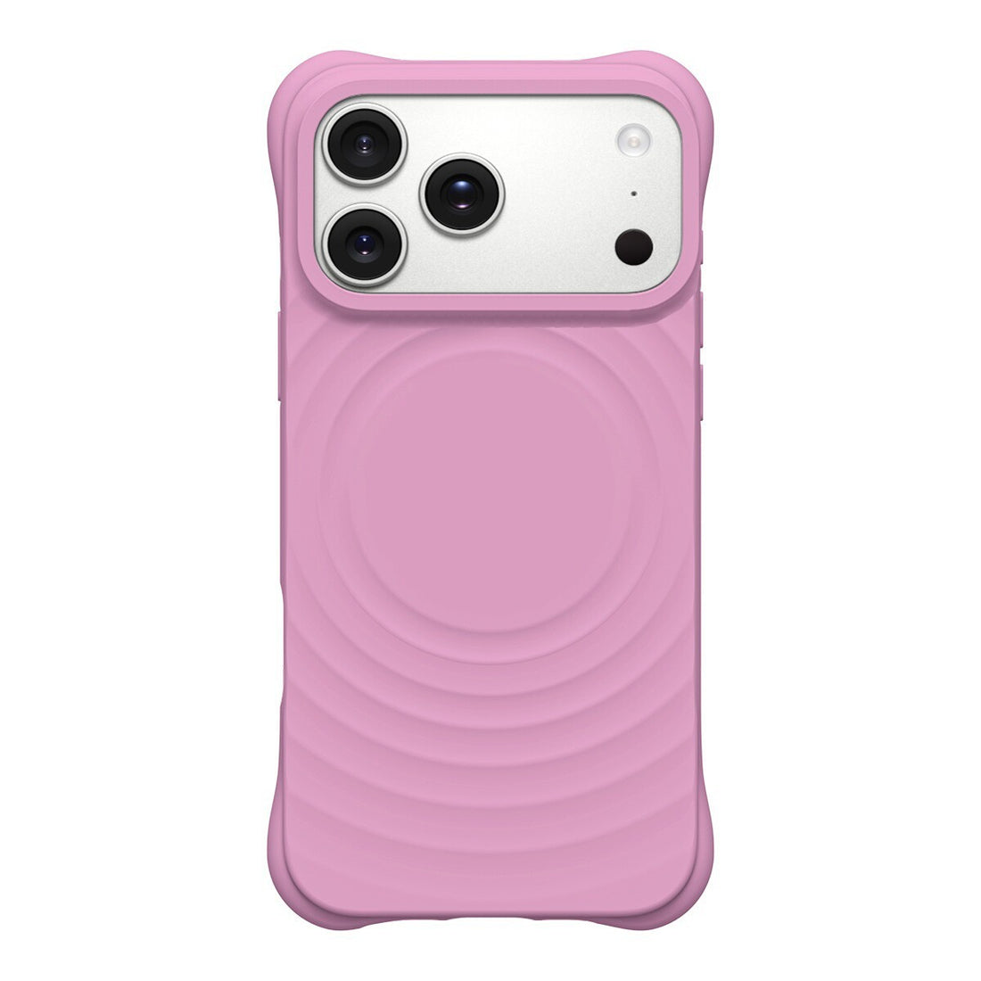 Magnetic Liquid Silicone Wave Pattern Phone Case