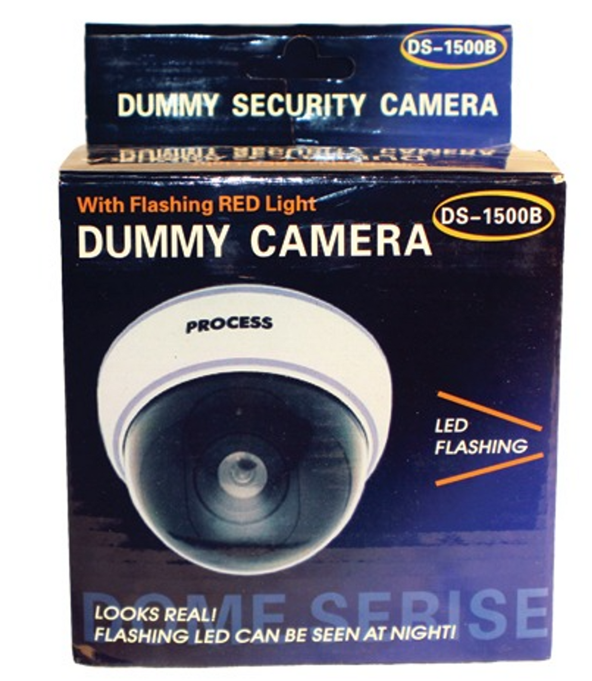 Dummy Dome Security Camera with LED (White Body)