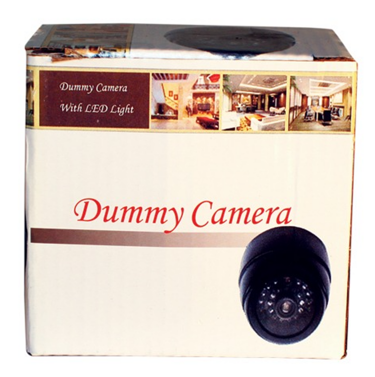 Dummy Dome Security Camera with LED and IR