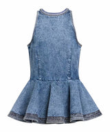 Retro Denim Waistcoat and Jeans Set