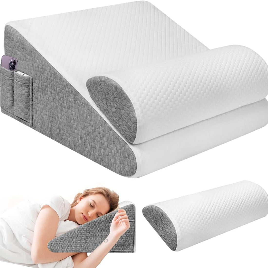 Triangular headrest, conical headrest