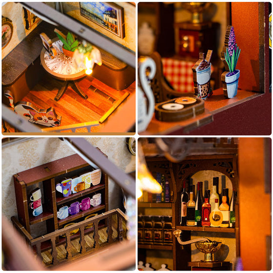 DIY Wooden Miniature House Model Kit product image 1
