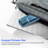 USB 2.0 high-speed card reader front view