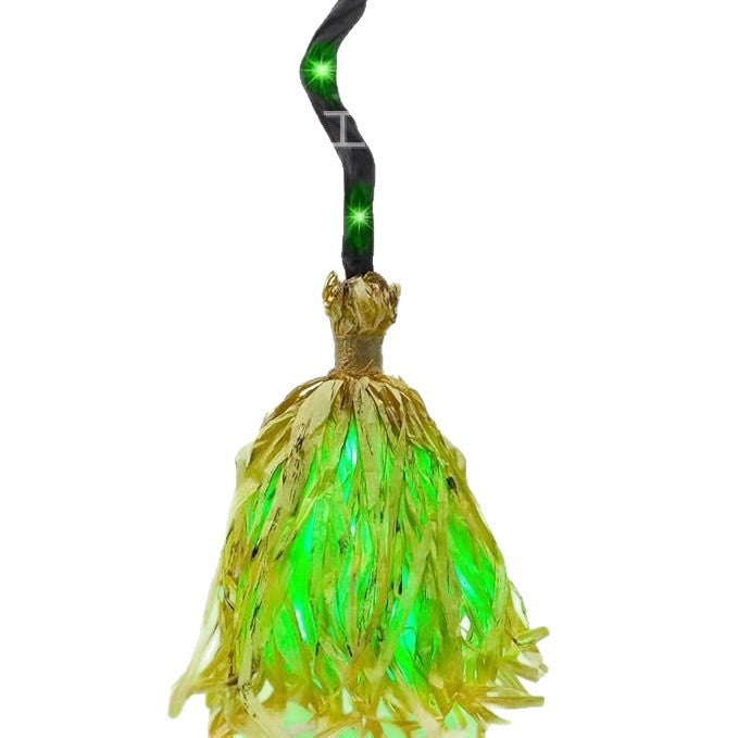 Animated Magic Witch Broom Decoration with Sound