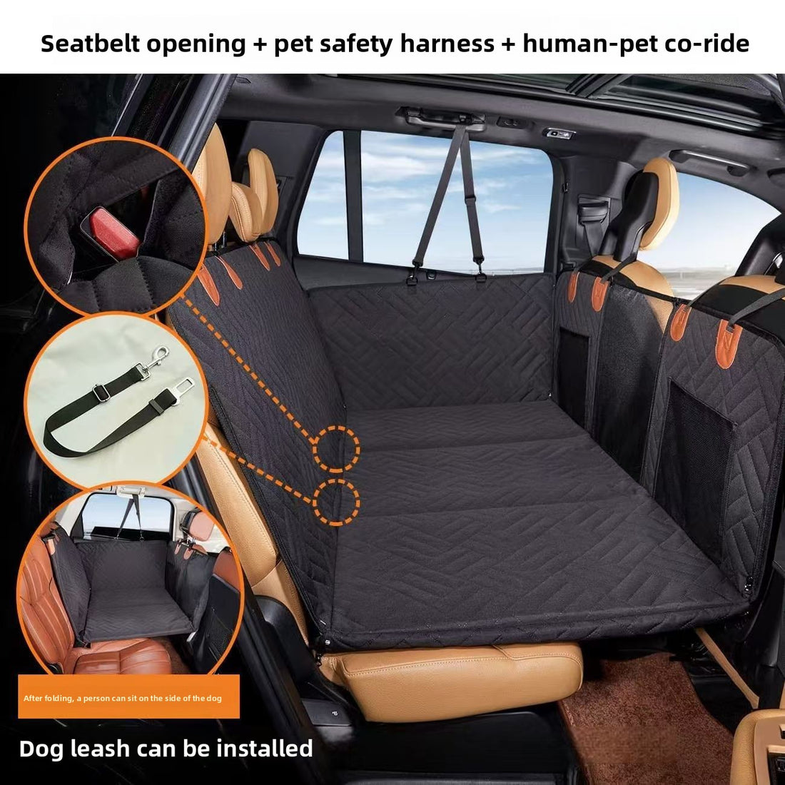 Pet Car Mat for Rear Seats