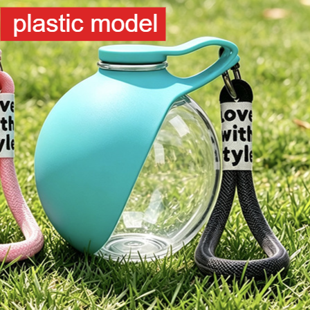 Portable pet water bottle leak-proof drinking device