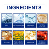 Moisturizing body cream back label with usage instructions