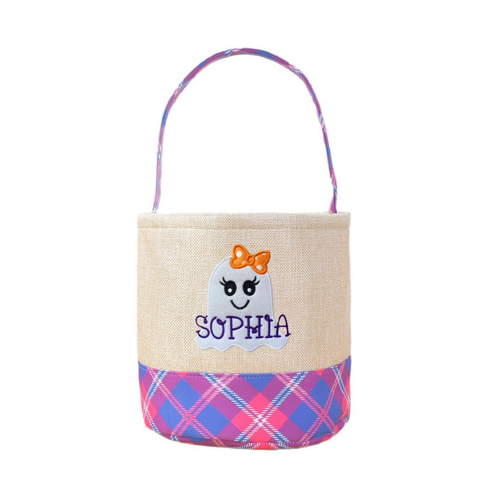 Halloween decorative storage basket with handle