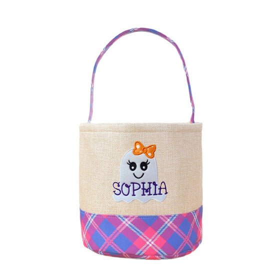 Halloween decorative storage basket with handle
