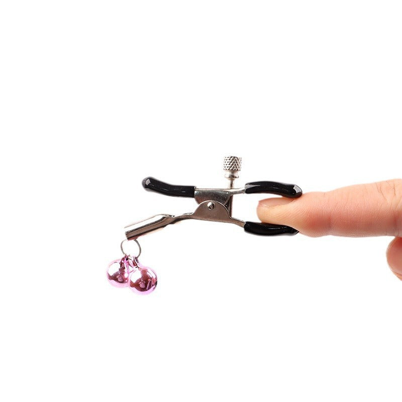Metal Nipple Clips with Chain and Bells