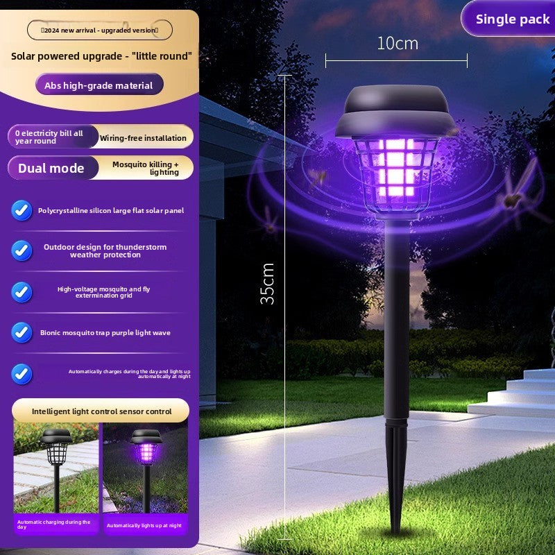 Solar-powered mosquito killer lamp
