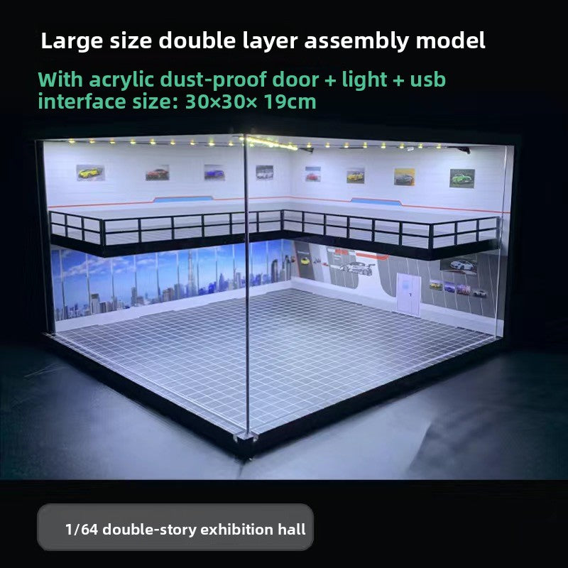 Miniature Parking Garage Display Model