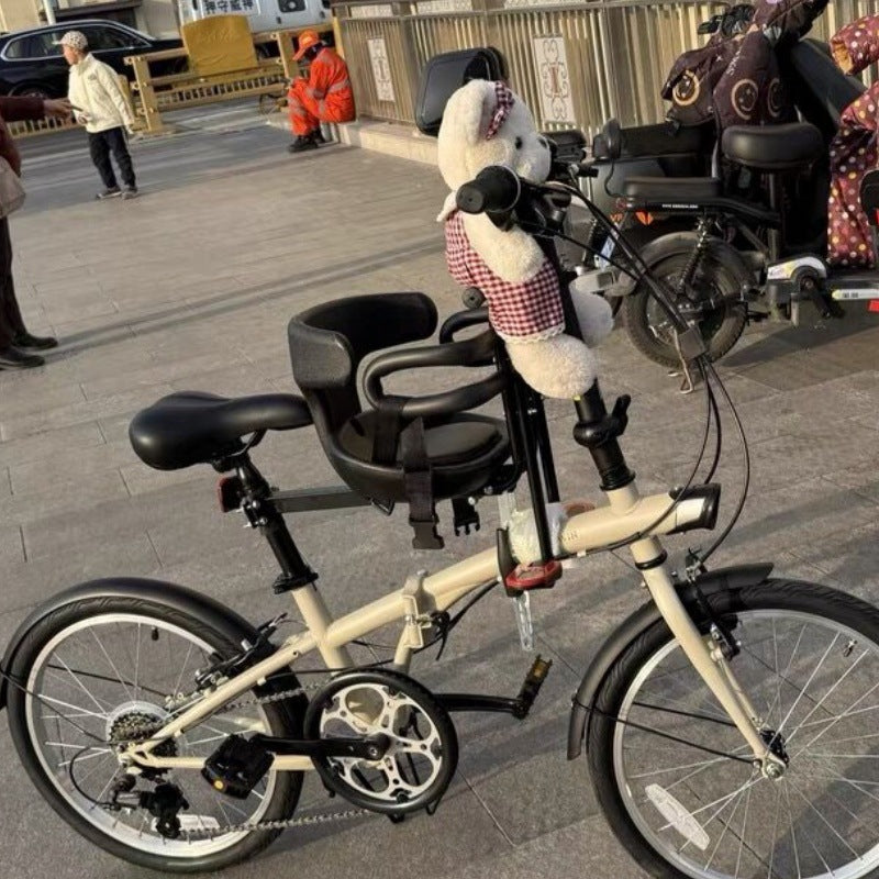 Front Mount Child Bicycle Seat with Safety Belt