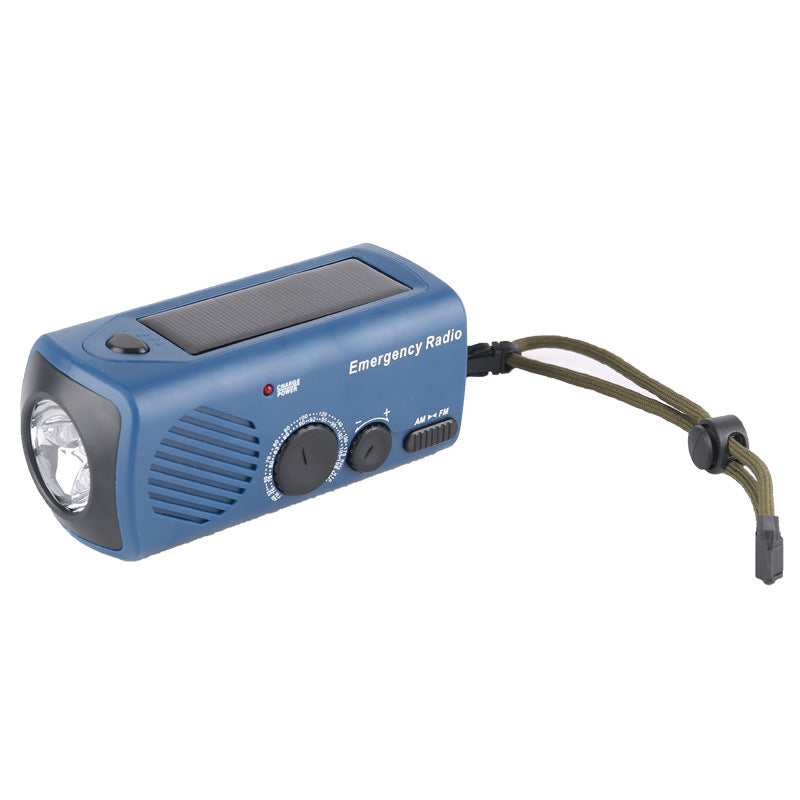 Multifunctional Solar Hand Crank Emergency Radio Flashlight