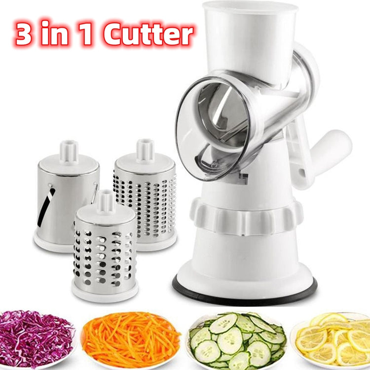 3-in-1 Vegetable Slicer, slicing blade close-up