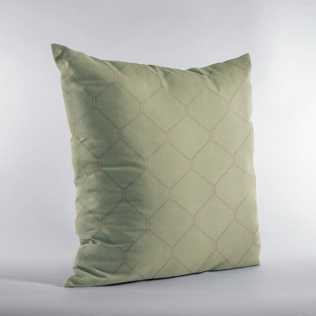 Plutus Creamy White Kona Embroidered Luxury Throw Pillow