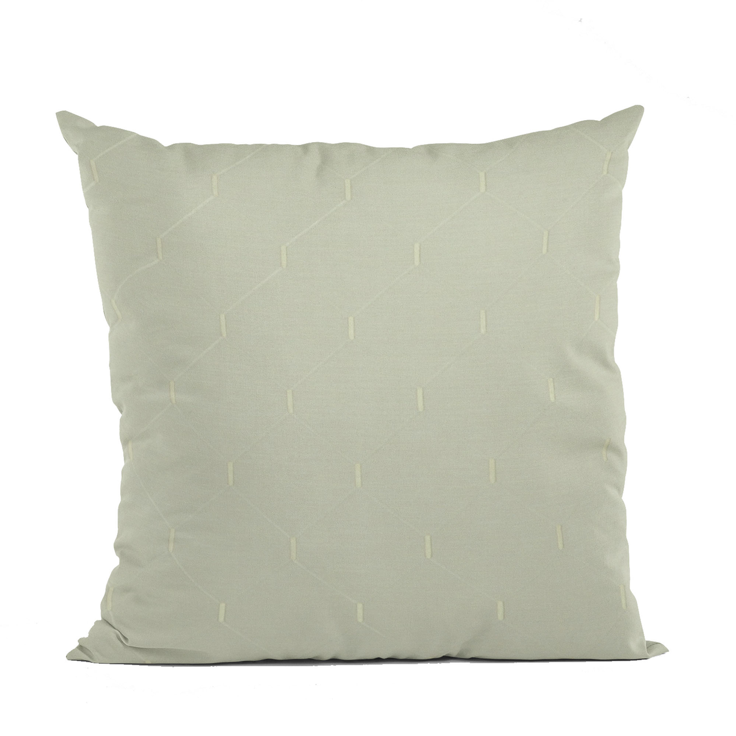 Plutus White Kona Embroidered Luxury Throw Pillow
