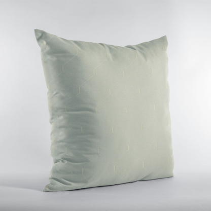 Plutus White Kona Embroidered Luxury Throw Pillow