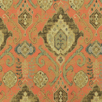 Plutus Terracotta Romero Woven Luxury Throw Pillow