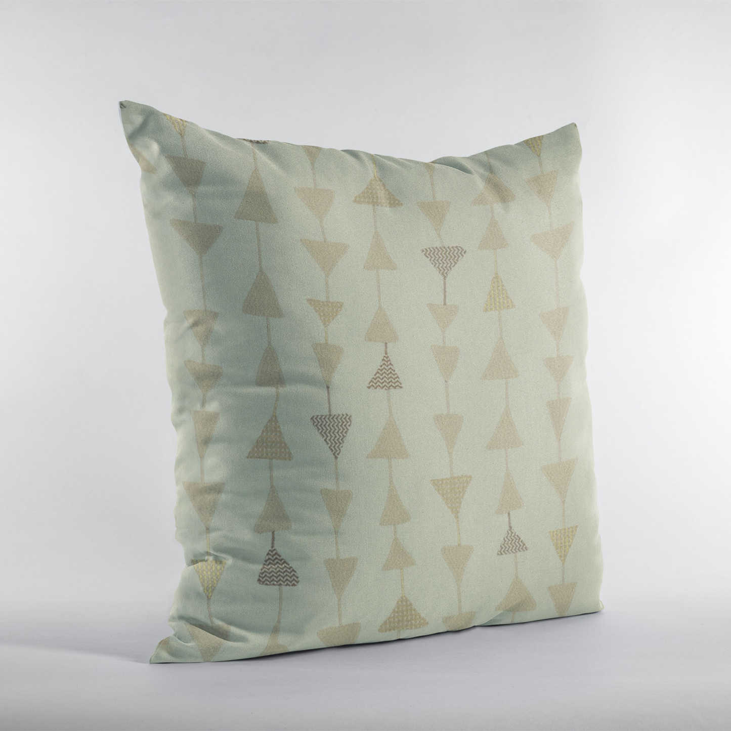 Plutus Natural Manti Embroidered Luxury Throw Pillow