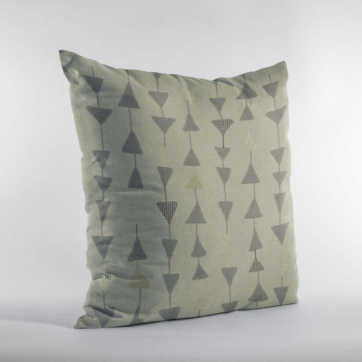 Plutus Pebble Manti Embroidered Luxury Throw Pillow