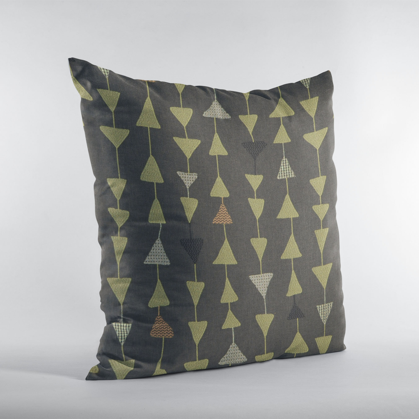 Plutus River Rock Manti Embroidered Luxury Throw Pillow