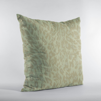 Plutus Stonewash Cheetah Embroidery Luxury Throw Pillow