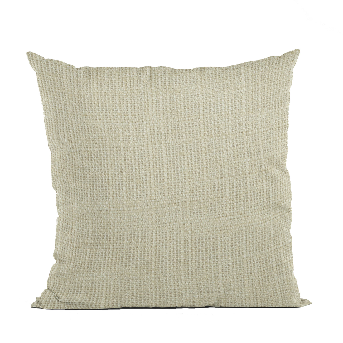 Plutus Vanilla Wall Textured Luxury Throw Pillow