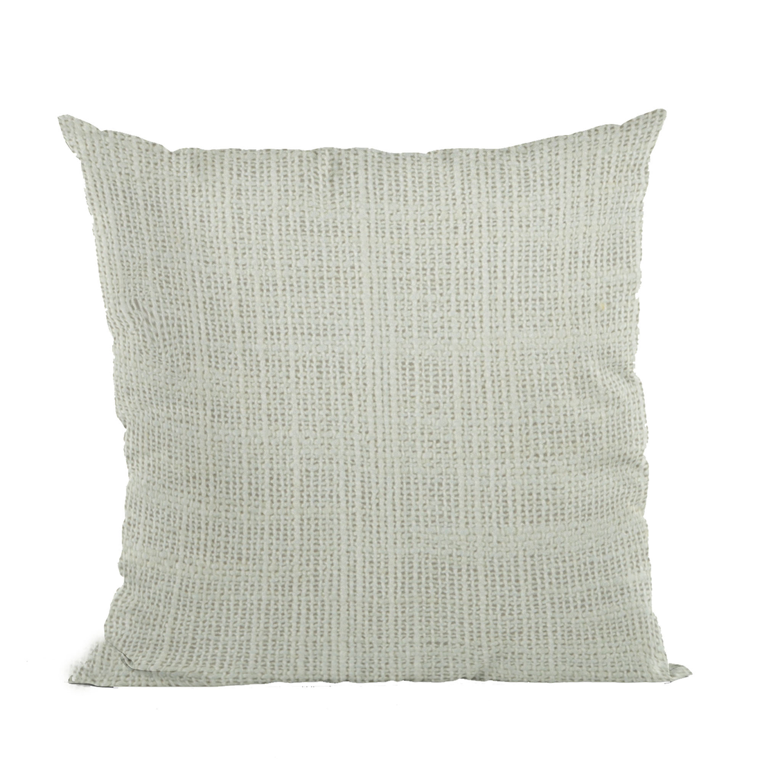 Plutus White Wall Textured Luxury Throw Pillow