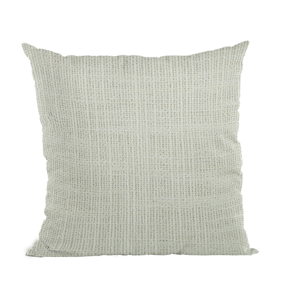 Plutus White Wall Textured Luxury Throw Pillow