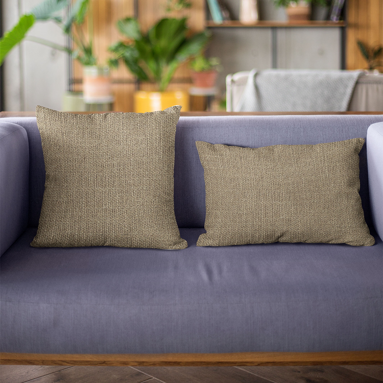 Plutus Hemp Wall Textured Luxury Throw Pillow