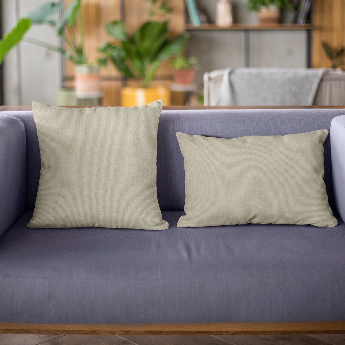 Plutus Stonewash Waffle Textured Luxury Throw Pillow