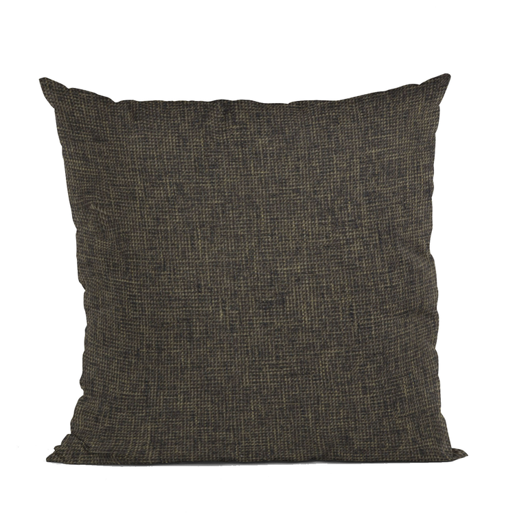 Plutus Espresso Waffle Textured Luxury Throw Pillow