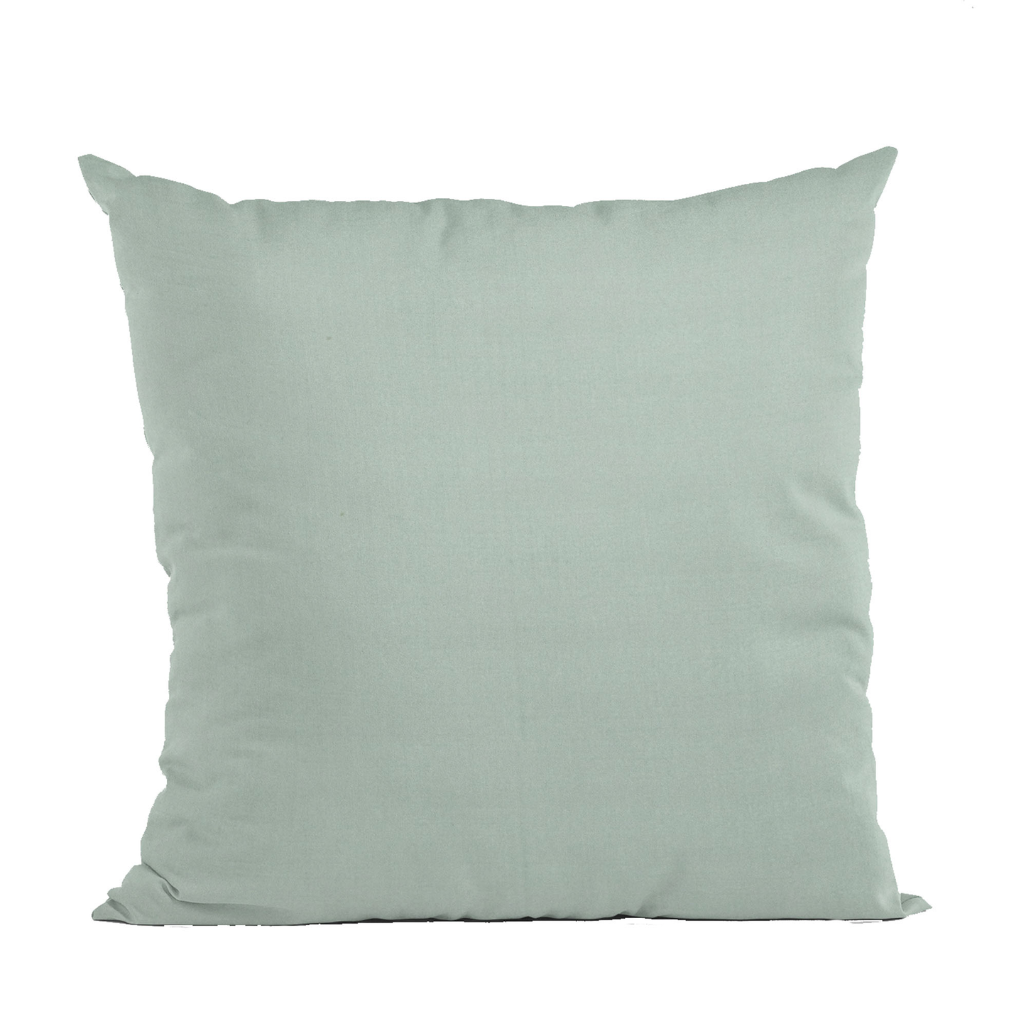 Plutus Aqua Solid Shiny Velvet Luxury Throw Pillow