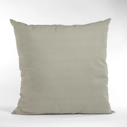 Plutus Light Grey Solid Shiny Velvet Luxury Throw Pillow