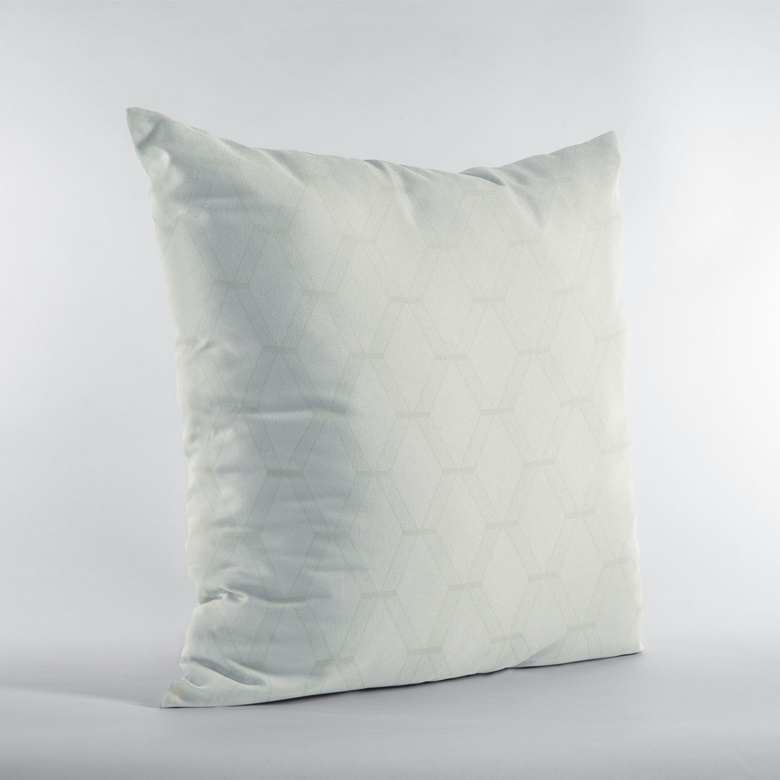 Plutus Vanilla Diamond Shiny Embroidery Luxury Throw Pillow