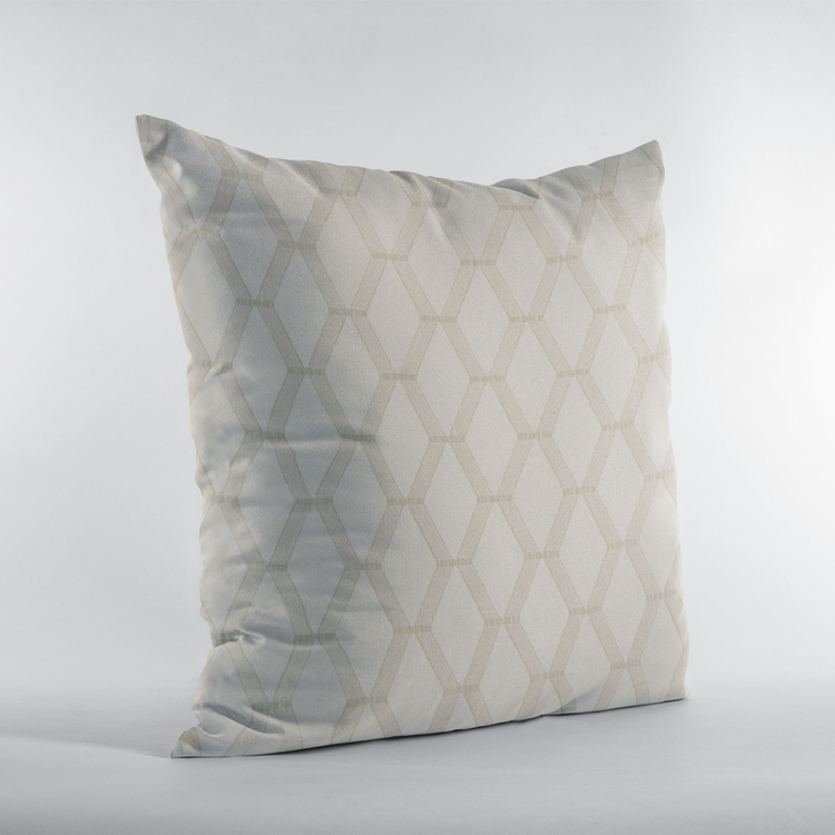 Plutus Wheat Diamond Shiny Embroidery Luxury Throw Pillow