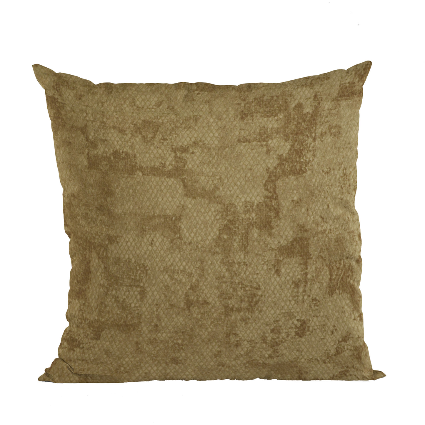 Plutus Burnished Bronze Hidden Map Diamond Luxury Throw Pillow