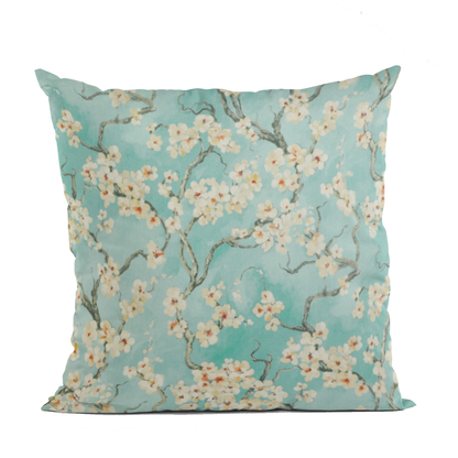 Plutus Spa Cherry Blossom Luxury Throw Pillow