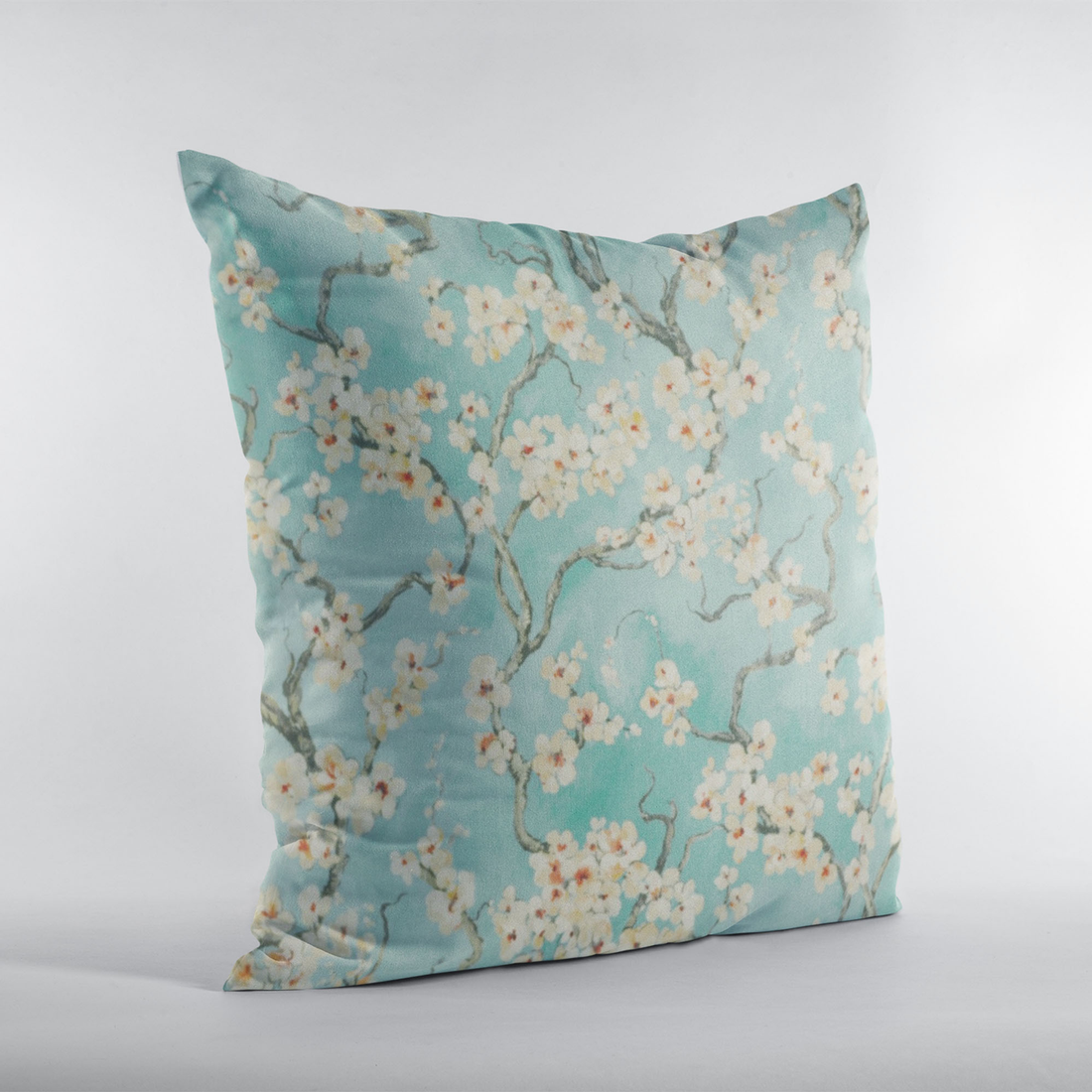 Plutus Spa Cherry Blossom Luxury Throw Pillow
