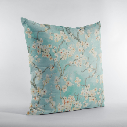 Plutus Spa Cherry Blossom Luxury Throw Pillow