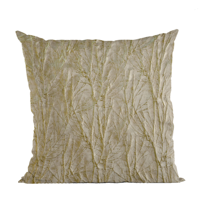 Plutus Golden Yarns Twig Pattern Luxury Throw Pillow