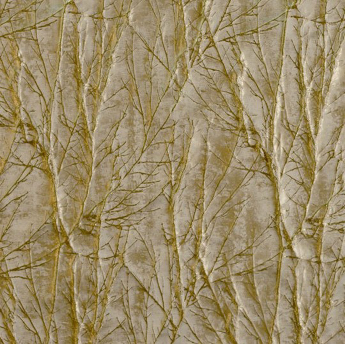 Plutus Golden Yarns Twig Pattern Luxury Throw Pillow