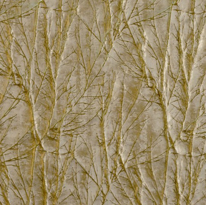 Plutus Golden Yarns Twig Pattern Luxury Throw Pillow