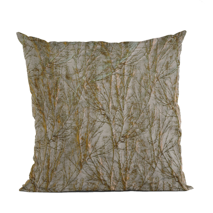 Plutus Patina Yarns Twig Pattern Luxury Throw Pillow
