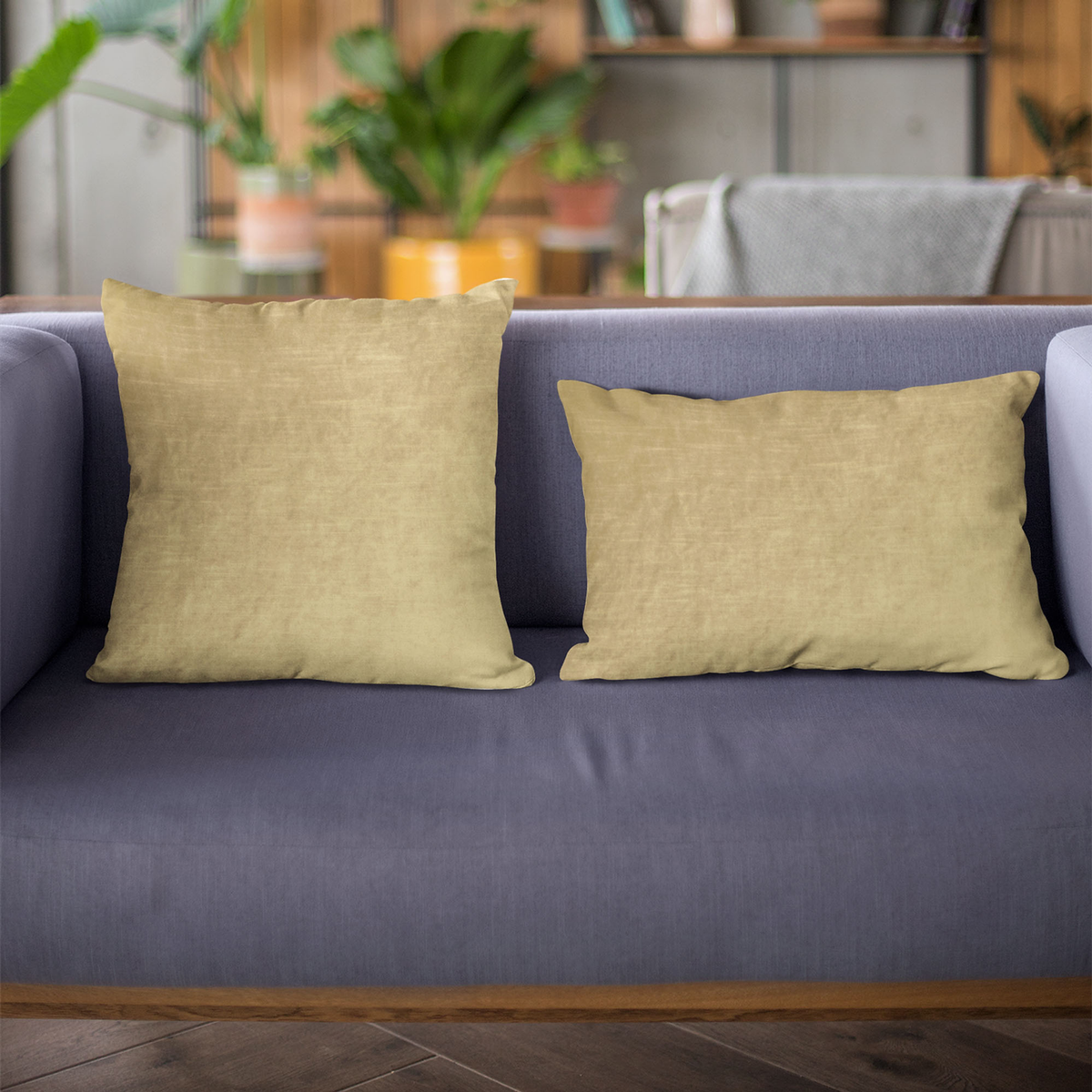 Plutus Oyster Lux Velvet Luxury Throw Pillow