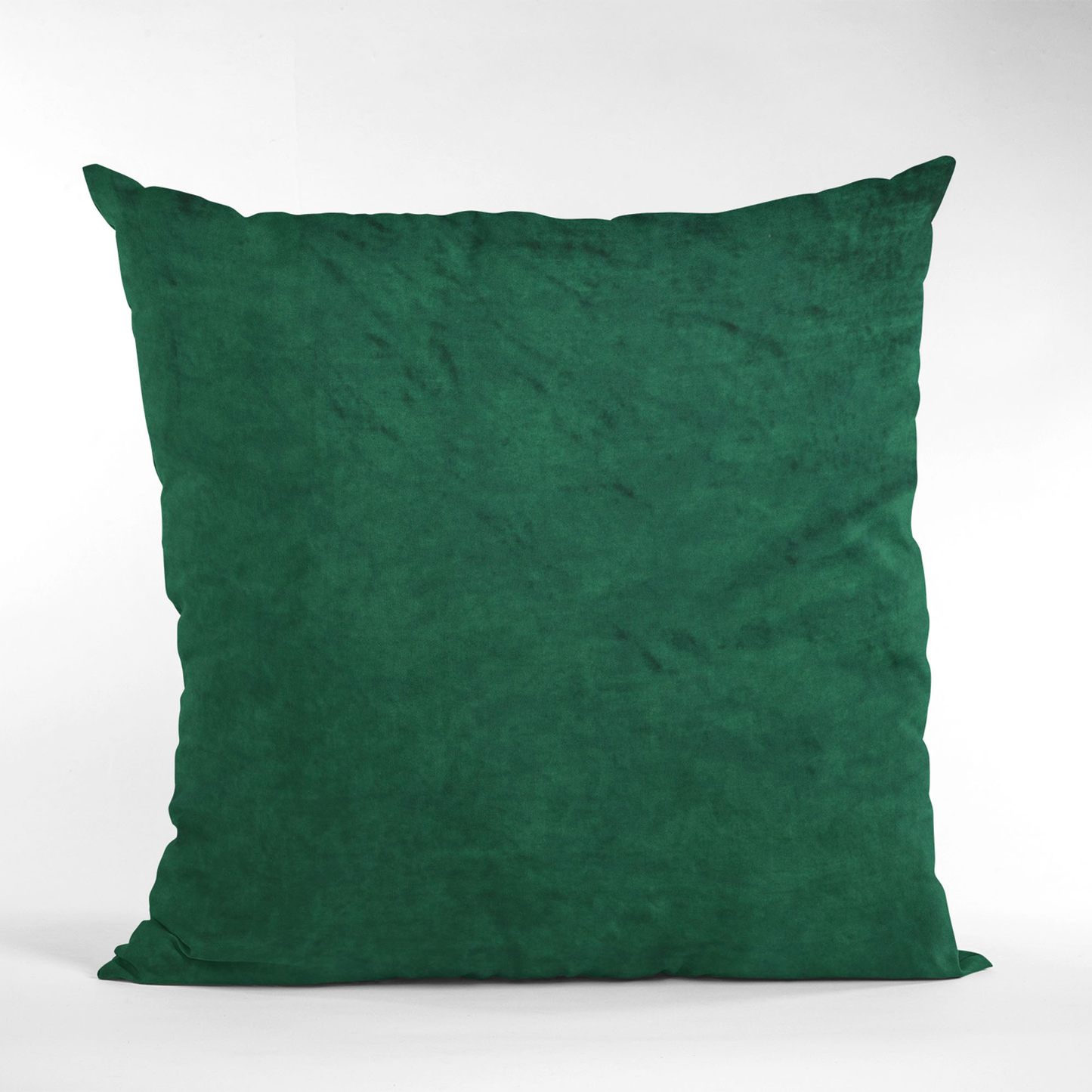 Plutus Emerald Lux Velvet Shiny Velvet Luxury Throw Pillow