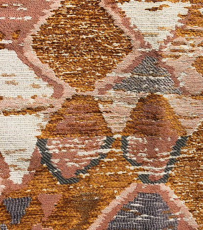 Plutus Mira Oasis Shades of Brown Luxury Throw Pillow