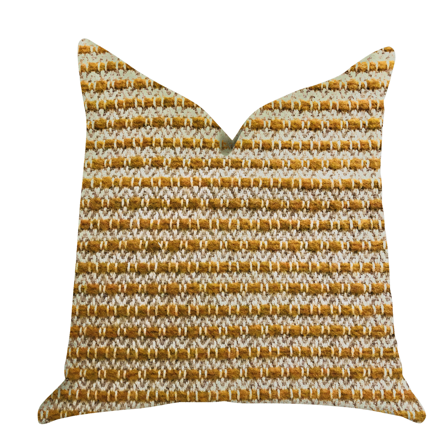 Plutus Hamilton Braid Brown Tones Luxury Throw Pillow